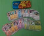 Pokemon potlodentin/110 kaarten geen dubbel bieden mogelijk, Ophalen of Verzenden, Zo goed als nieuw