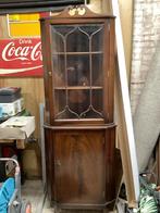 Antieke Strongbow Hoekvitrinekast, Antiek en Kunst, Ophalen