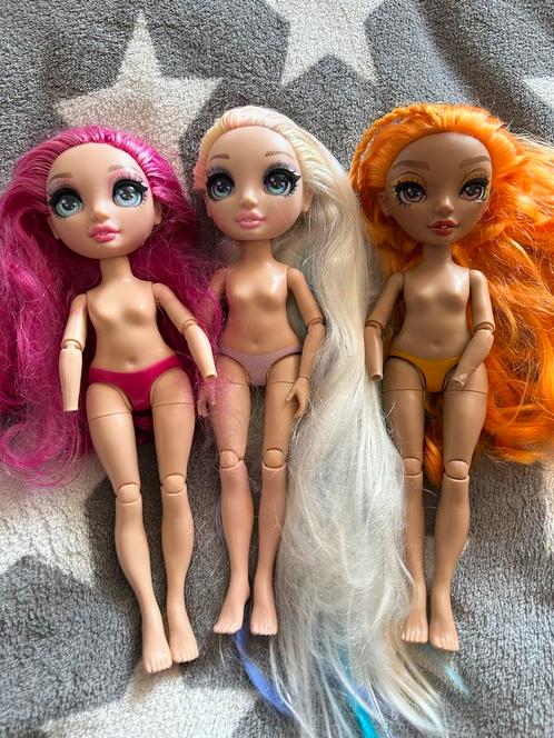 Rainbow High Poppen - 3 Stuks, Kinderen en Baby's, Speelgoed | Poppen, Gebruikt, Overige typen, Ophalen