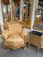 Barok fauteuils, Ophalen of Verzenden, Nieuw, 75 tot 100 cm, Hout