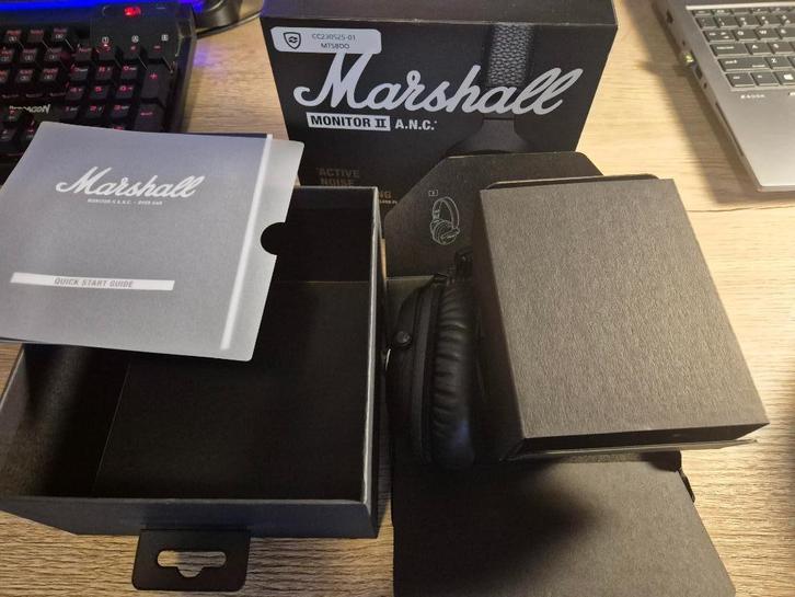 Marshall Monitor II A.N.C. - Nieuw in doos, Audio, Tv en Foto, Koptelefoons, Nieuw, Over oor (circumaural), Overige merken, Draadloos