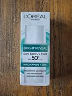 L'Oréal Bright Reveal UV Fluid SPF50+ Nieuw, Gehele gezicht, Wit, Nieuw, Ophalen of Verzenden