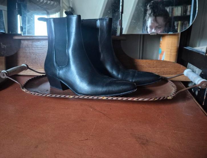 Agnes B. homme laarzen, Kleding | Heren, Schoenen, Zo goed als nieuw, Boots, Zwart, Ophalen of Verzenden