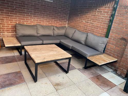 Lounge set, Tuin en Terras, Tuinsets en Loungesets, Gebruikt, Loungeset, Aluminium, 5 zitplaatsen, Bank, Ophalen