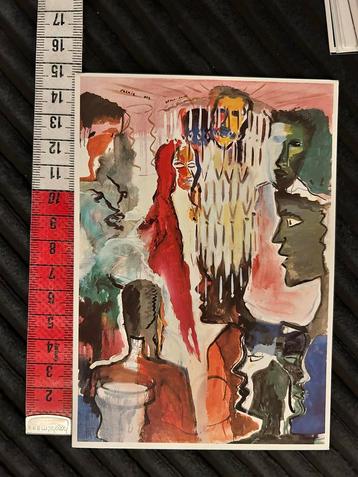 1140. Kunstkaart Rene Daniels beschikbaar voor biedingen