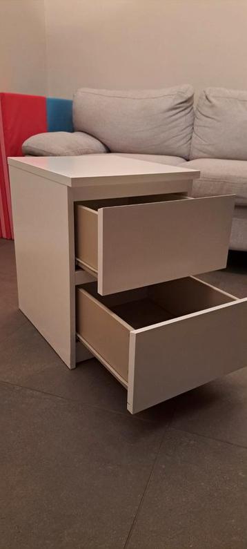 Witte Malm Ladekast (Ikea) - Zo Goed Als Nieuw! - afbeelding 2