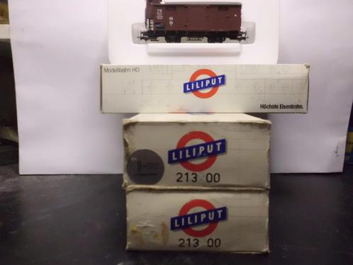 Liliput HO NO 21300 splinternieuw in doos met verende buffer, Hobby en Vrije tijd, Modeltreinen | H0, Nieuw, Wagon, Gelijkstroom