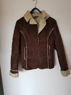 Casual wear bruin suede jasje mt S, Kleding | Dames, Jassen | Winter, Ophalen of Verzenden, Gedragen, Maat 36 (S), Bruin