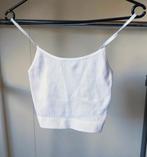 Witte Shein crop top XS, Kleding | Dames, Tops, Wit, Ophalen of Verzenden, Zo goed als nieuw, Zonder mouw