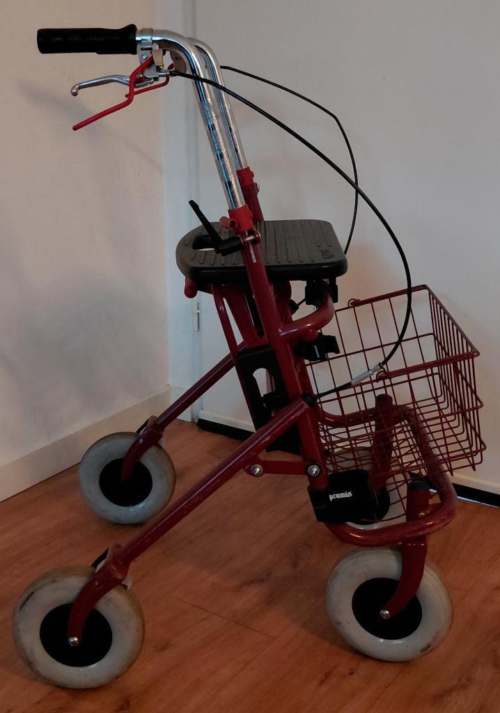 Rollator merk: Provo Premis + Boodschappen mand, Diversen, Rollators, Gebruikt, Opvouwbaar, Ophalen