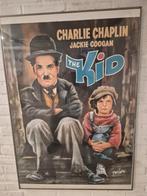 Charlie Chaplin poster in lijst, Ophalen, Deurposter of groter, Film en Tv, Rechthoekig Staand