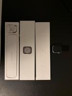 Apple Watch Series 8 45mm, Sieraden, Tassen en Uiterlijk, Smartwatches, Hartslag, Zwart, IOS, Ophalen of Verzenden