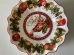 Schaaltje, kerstbordje met rendier, Villeroy en Boch, Ophalen of Verzenden, Zo goed als nieuw