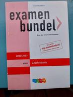 Examenbundel vwo Geschiedenis 2022-2023, VWO, Geschiedenis, Ophalen of Verzenden, Zo goed als nieuw