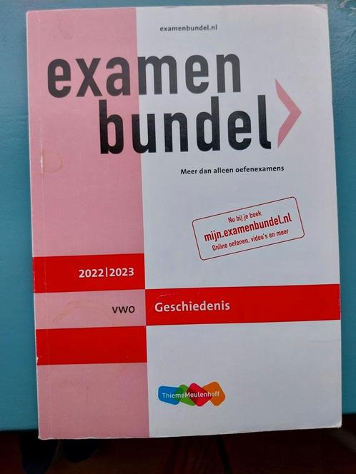 Examenbundel vwo Geschiedenis 2022-2023, Boeken, Schoolboeken, Zo goed als nieuw, Geschiedenis, VWO, Ophalen of Verzenden