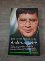 Jan Peter Balkenende - Anders en beter, Boeken, Gelezen, Ophalen of Verzenden, Politiek en Staatkunde, Nederland