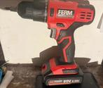 Ferm Accu Boor-/Schroefmachine 20V, Variabele snelheid, Ophalen of Verzenden, Minder dan 400 watt, Zo goed als nieuw