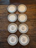 Dutch Rose - gebaksbordjes, Huis en Inrichting, Keuken | Servies, Ophalen, Zo goed als nieuw, Bord(en), Overige stijlen