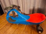 Blauw met Rode Wiebelauto / Plasmacar, Ophalen, Gebruikt, Loopvoertuig