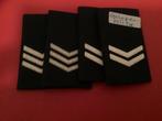2 sets verlopen Politie rangen, Ophalen of Verzenden, Marechaussee, Nederland, Embleem of Badge