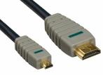 HDMI - micro HDMI kabel 1 meter, Ophalen of Verzenden, Nieuw, Minder dan 2 meter, HDMI-kabel