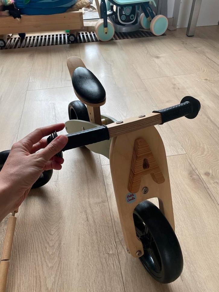 Petite Amelie Loopfiets - vanaf 1 jaar - Munt Groen, Kinderen en Baby's, Speelgoed | Buiten | Voertuigen en Loopfietsen, Zo goed als nieuw