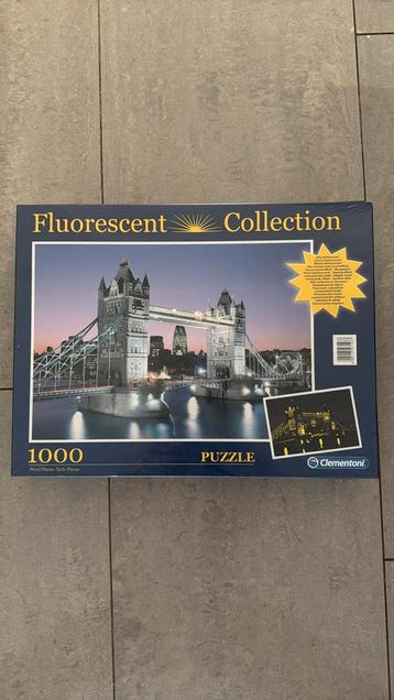 Fluorescent Collection puzzel London Tower Bridge beschikbaar voor biedingen