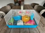 Hamsterkooi 28x44 cm met accessoires, Dieren en Toebehoren, Kooi, Gebruikt, Ophalen, Minder dan 60 cm