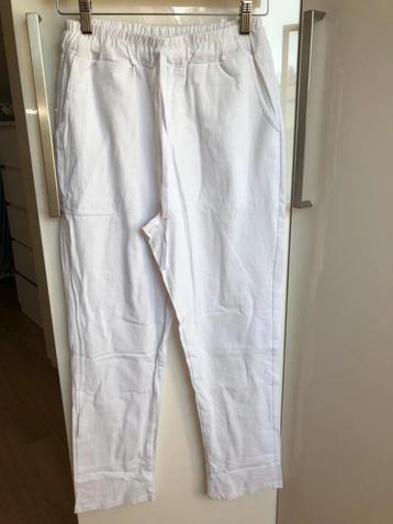 Nieuw! Linnen broek voor heren – wit – maat S beschikbaar voor biedingen