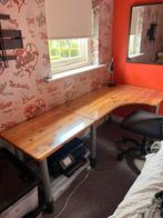 Flexa hoekbureau incl. lampje en bureaustoel, Huis en Inrichting, Bureaus, Ophalen, Gebruikt