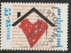 Nederland 1989 1435b Kind 55c Onderdak, Gest, Postzegels en Munten, Postzegels | Nederland, Ophalen of Verzenden, Na 1940, Gestempeld