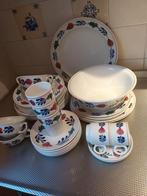 Boerenbont servies, Huis en Inrichting, Ophalen of Verzenden, Zo goed als nieuw, Bord(en), Aardewerk