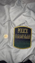 Police village of pleasant prairie patch, Ophalen of Verzenden, Overige soorten, Amerika, Embleem of Badge