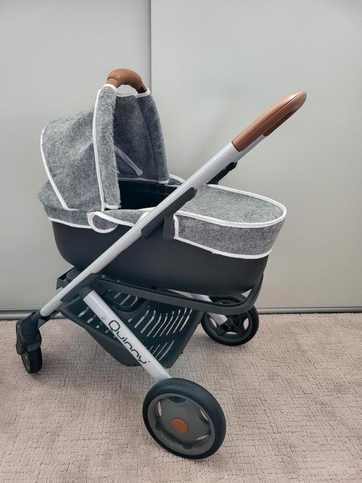 Quinny 3-in-1 Poppenwagen - Grijs, Kinderen en Baby's, Speelgoed | Poppen, Gebruikt, Babypop, Ophalen