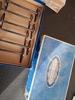 Verzilverde Messenhouders Gero Zilvium in Doos, Antiek en Kunst, Ophalen of Verzenden