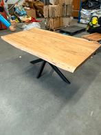 Nieuwe boomstam tafel 180X100, Huis en Inrichting, Tafels | Eettafels, Ophalen, Nieuw, Vijf personen of meer, 150 tot 200 cm