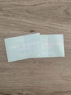 2 door rij stickers voor pinkpop, Tickets en Kaartjes