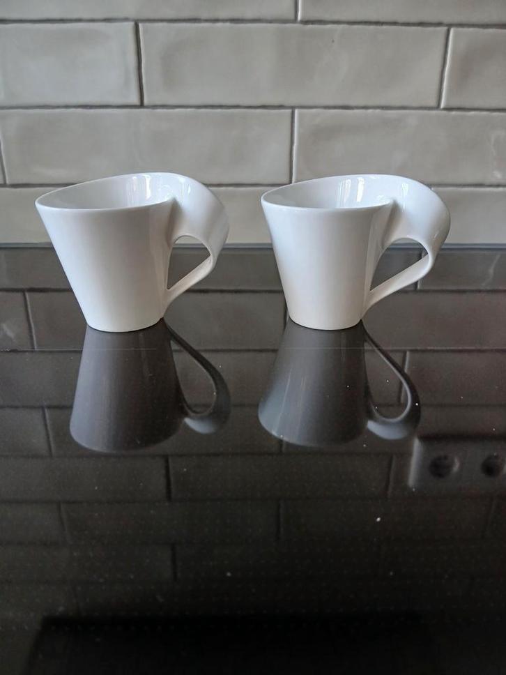 Villeroy en Boch New Wave bekers (2), Antiek en Kunst, Antiek | Servies los, Ophalen of Verzenden