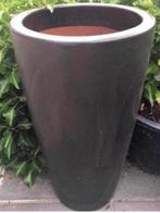 Hoge bloempot 72/39cm terracotta antraciet grijs vorstbest, Tuin en Terras, Bloempotten, 25 tot 40 cm, Gebruikt, Rond, Terracotta