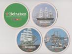 Bierviltjes - Heineken Bier [set van 4] Sail 2000, Verzamelen, Biermerken, Viltje(s), Heineken, Ophalen of Verzenden, Zo goed als nieuw