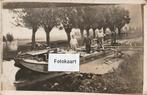 Fotokaart Bleiswijk - grondvervoer per boot, Verzamelen, Ansichtkaarten | Nederland, Verzenden, Voor 1920, Ongelopen, Zuid-Holland