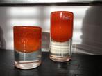 Dutz vaasjes / windlichtjes, Ophalen, Oranje, Minder dan 50 cm, Glas