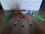 Bruder hindernissen set + paard en podium, Ophalen of Verzenden, Zo goed als nieuw, Jongen of Meisje
