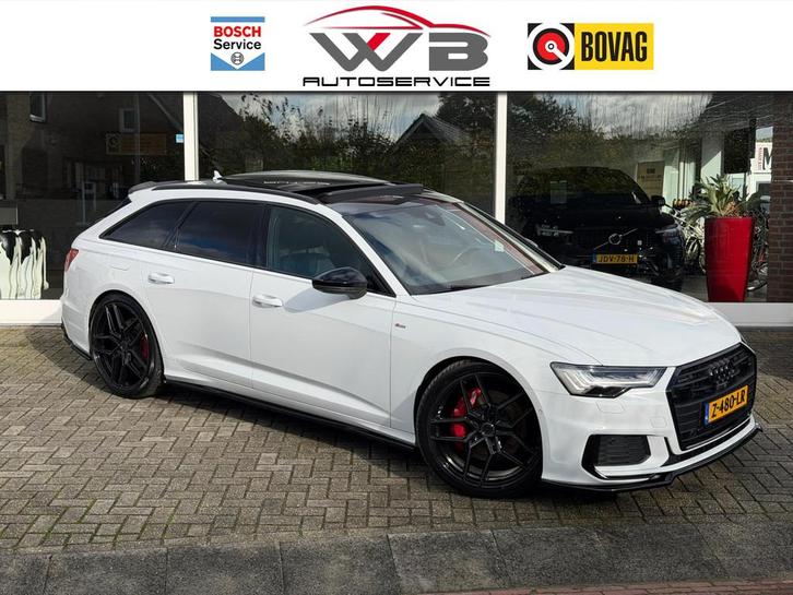 Audi A6 Avant 55 TFSI e S-Line Competition I Pano I Matrix I, Auto's, Audi, Bedrijf, Te koop, A6, 360° camera, 4x4, ABS, Achteruitrijcamera