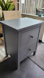 Hemnes ladekast / nachtkastje grijs, Ophalen, Zo goed als nieuw, Hout