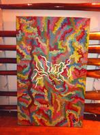 Aboriginal Art Snake dreaming 120x90cm, Antiek en Kunst, Ophalen