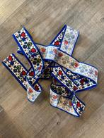 Vintage retro katoen naaiband band volkskunst folklore boho, Hobby en Vrije tijd, Ophalen of Verzenden, Nieuw, Lint, Band of Elastiek