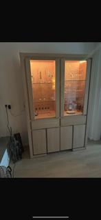 Zware robuste vitrinekast met led., Ophalen, 100 tot 150 cm, Zo goed als nieuw, 150 tot 200 cm