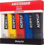 Amsterdam Acrylverf 5x120ml - Mengset, Hobby en Vrije tijd, Ophalen of Verzenden, Nieuw, Acrylverf
