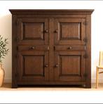 Vintage Broodkast - Massief Hout - Veel Ruimte!, Ophalen, Gebruikt, Met lade(s), 150 tot 200 cm
